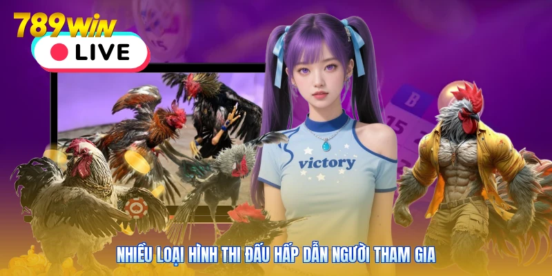 Nhiều loại hình thi đấu hấp dẫn người tham gia